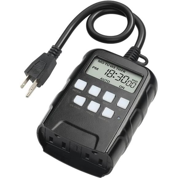 7 Day Outdoor Heavy Duty Digital Programmable Timer BND/U78, 125VAC, 60Hz - Picture 7 of 7